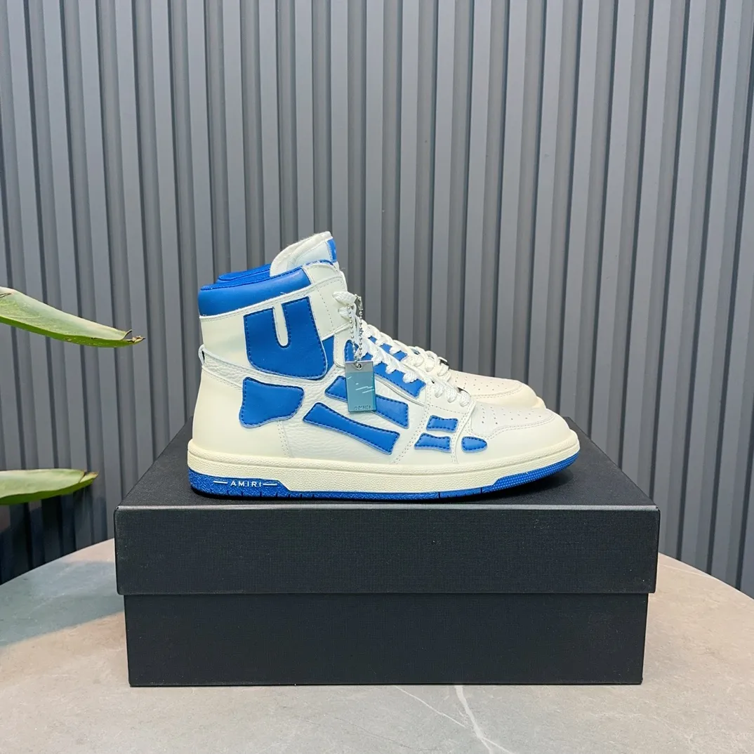 Men's shoes💰620💰 AMIRI AMIRI trendy brand hot sale🔥 Available all year round✅Couples💑 Official website synchronization Imported fabrics 1⃣️ratio 1⃣️Re-engraved, original factory special original sole, 35-45 (38.45. Non-refundable)